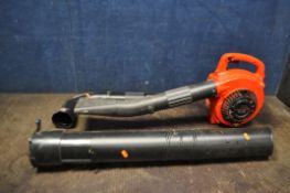 A TANAKA PRO FORCE THB-2510N PETROL GARDEN BLOWER VAC with pipework (engine pulls freely but hasn'