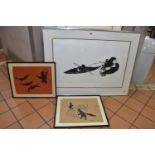 FIVE PRINTS DEPICTING THE INUIT WAY OF LIFE, comprising two Tivi Etok signed limited edition prints,