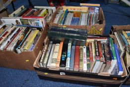 FIVE BOXES OF BOOKS & MAGAZINES containing over 100 titles, the vast majority being on the subject