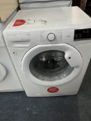 A HOOVER HL1572D3/1-80 WASHING MACHINE with 7kg capacity, width 60cm, depth 55cm, height 85cm (PAT