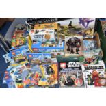 A QUANTITY OF LEGO AND SIMILAR to include a boxed Lego City set No. 60117 (built in side box), a