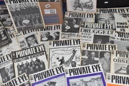 PRIVATE EYE MAGAZINE, 452 issues dating from 1963 - 1984, years and number of issues are 1963 x 4,
