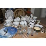A GROUP OF CERAMICS AND ORNAMENTS to include five Royal Doulton 'Heroes of The Sky' collector's