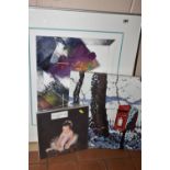 TIMMY MALLETT (BRITISH CONTEMPORARY) 'SNOWY POST BOX', a signed limited edition print on box canvas,