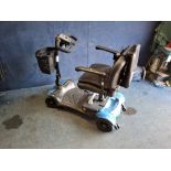 AN ABLEWORLD VIPPI MOBILITY SCOOTER (SPARES OR REPAIRS) with two keys and charger but doesn't