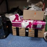 SIX BOXES AND LOOSE BAGS AND ACCESORIES ETC to include a large quantity of assorted sealed
