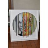 SRINJOY GANGOPADHYAY (INDIA CONTEMPORARY) 'WARHOL - HOMAGE', a partial portrait of Andy Warhol