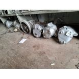 EIGHT VINTAGE BRITISH MOTORCYCLE GEARBOXES, all untested but look fairly intact