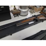 A FEINWERKBAU OBERNDORF 300S .177 SIDE LEVER AIR RIFLE, serial number 321984, rubber aperture sight,