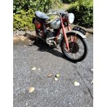 A LATE 1940's DOUGLAS T35 MK 3 MOTORCYCLE IDEAL FOR RESTORATION, with a twin-cylinder boxer engine
