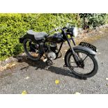 A 1950's FRANCIS-BARNETT FALCON MOTORCYCLE IDEAL FOR RESTORATION, with a Villiers 200cc single-