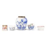SMALL GROUP OF 18TH AND 19TH CENTURY ORIENTAL PORCELAIN