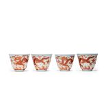 A London private collection, to be sold without reserve (lots 195-234) Four Chinese iron-red 'dr...