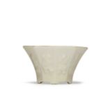 To be offered without reserve A Chinese blanc de chine moulded 'immortal' wine cup 17th century...