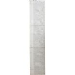 Hujjah Shar`iyyah, a Waqf scroll, Ottoman Egypt, dated 19 Safar AH 1038/18 October 1628,  Arabic...