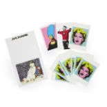 Banksy,  British, b.1974-  Rude Christmas card plus ten assorted postcards;  published by Pictu...