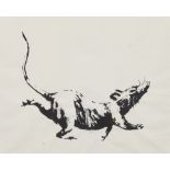 Banksy,  British b.1974-  GDP Rat, 2019;  screenprint on 50 gsm wove,  sheet: 38.5 x 49.7 cm,  ...