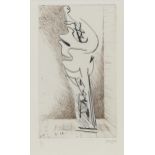 Henry Moore OM CH FBA,  British 1898-1986,  Turning Figure No. 1, 1971;  etching on wove,  sign...