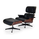 Charles & Ray Eames for Vitra  Model '670' lounge chair and '671' ottoman, circa 2015  Santos Pa...