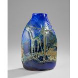 Sam Herman (1936-2020)  Freeform vase, 1973  Blown glass  Engraved 'Samuel J Herman 1973'  26cm ...