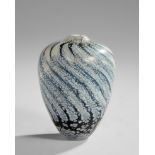 Peter Layton (b.1937) for London Glassblowing  'Glacier' series studio glass vase, circa 2015  B...