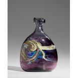 Sam Herman (1936-2020)  Bottle vase, 1970  Blown glass  Engraved 'Samuel J Herman 1970'  17cm hi...