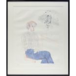 David Hockney OM CH RA, British 1937 - 2026 Gregory, 1974; etching and aquatint in colours on w...