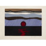 Roy Lichtenstein,  American 1923-1997,  De Nouveau au-dessus de Denver, 1992;  etching and aqua...