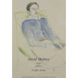 David Hockney OM CH RA,  British 1937 - 2026  Dessins et Gravures, Galerie Claude Bernard exhibi...