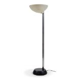 A lacquered steel and aluminium 'Uplighter' floor lamp by Thorn Lighting, c.1960, 181cm high  It...