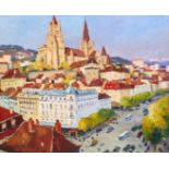 Gaston Balande,  French 1880-1970 -  Lausanne;  oil on canvas, signed and titled lower left 'Ba...