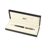 Montblanc. The Origin Collection, rollerball pen, blue, Anniversary of the Meisterstück, the dark...