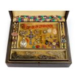 A collection of 19th century and later jewellery, including: an early 19th century gold cross pen...
