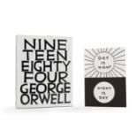 David Shrigley OBE,  British b.1968-  Day Is Night, 2023 (print); Pulped Fiction (Nineteen Eight...