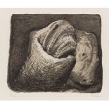 Henry Moore OM CH FBA,  British 1898-1986,  Animal Heads, 1975;  lithograph on colours on wove,...