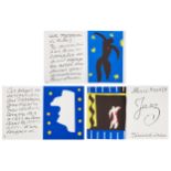 Henri Matisse,  French 1869-1954,  Icare (Icarus); Le Clown & Monsieur Loyal, from Jazz, 1947, 2...