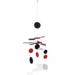 Sir Terry Frost (1915-2003)  Black, Red and White Circles Mobile together with an original drawi...