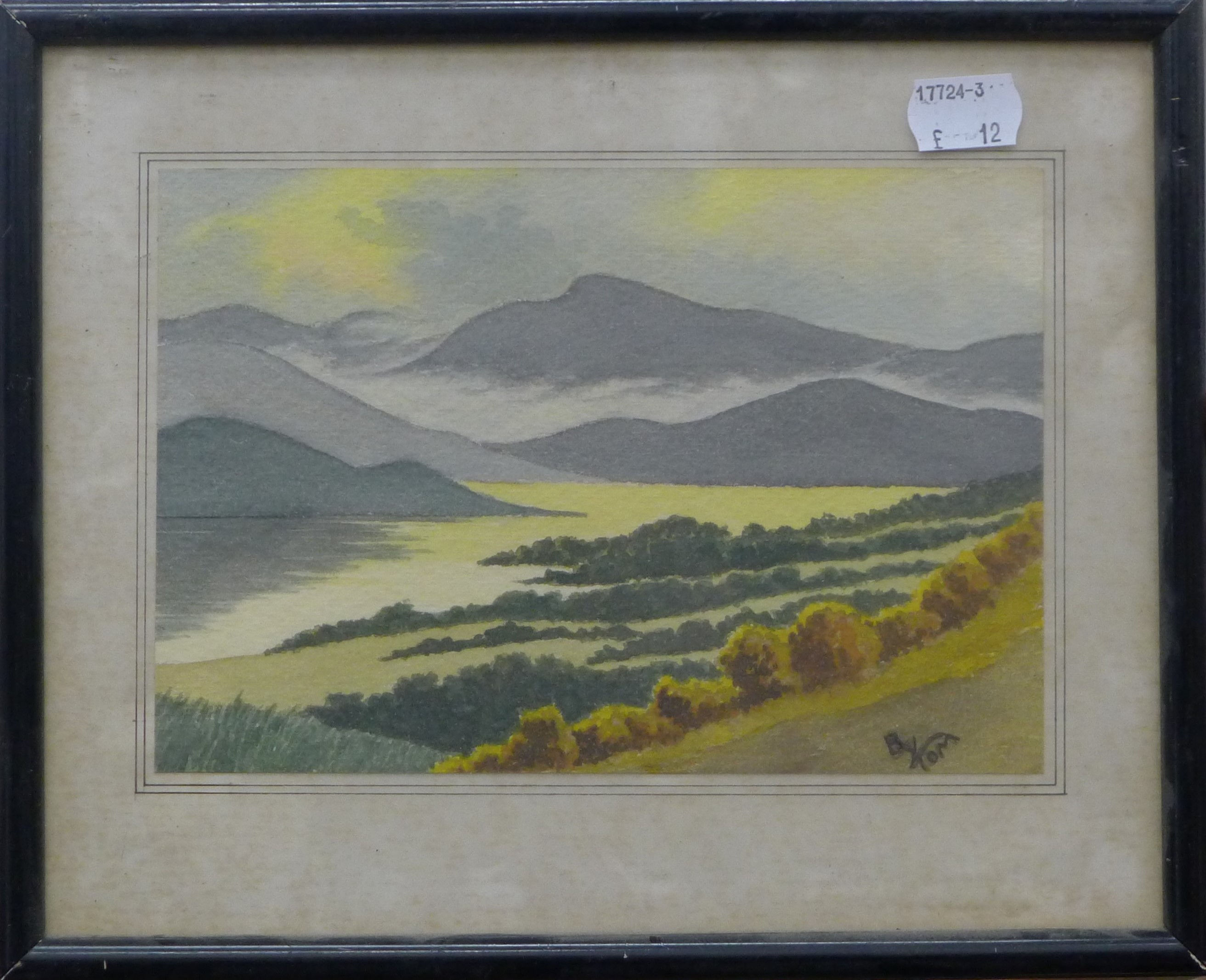 A quantity of pictures, photographs and an oval mirror. The latter 67.5 cm wide. - Image 6 of 10