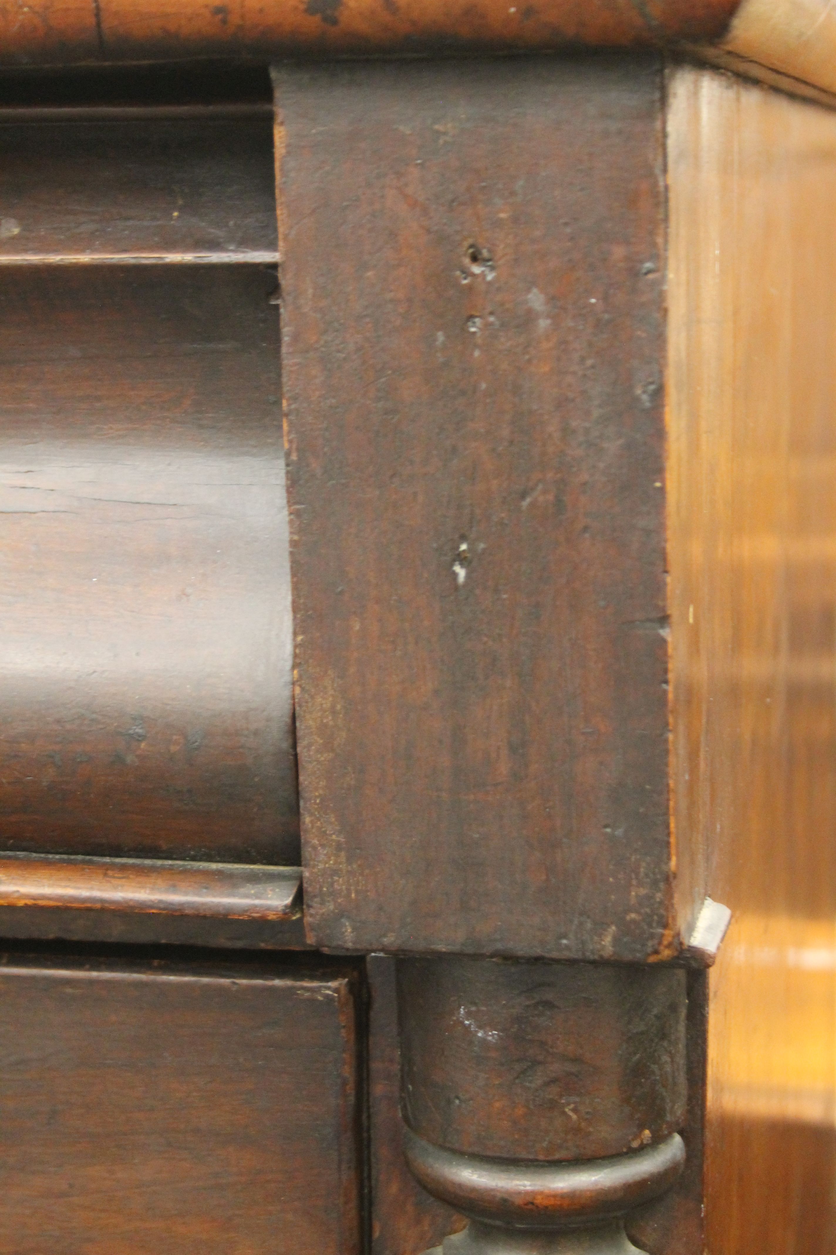 A Victorian mahogany Scotch chest of drawers. 106 cm wide x 126 cm high. - Image 9 of 9