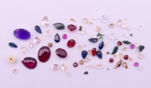 A quantity of various gemstones.