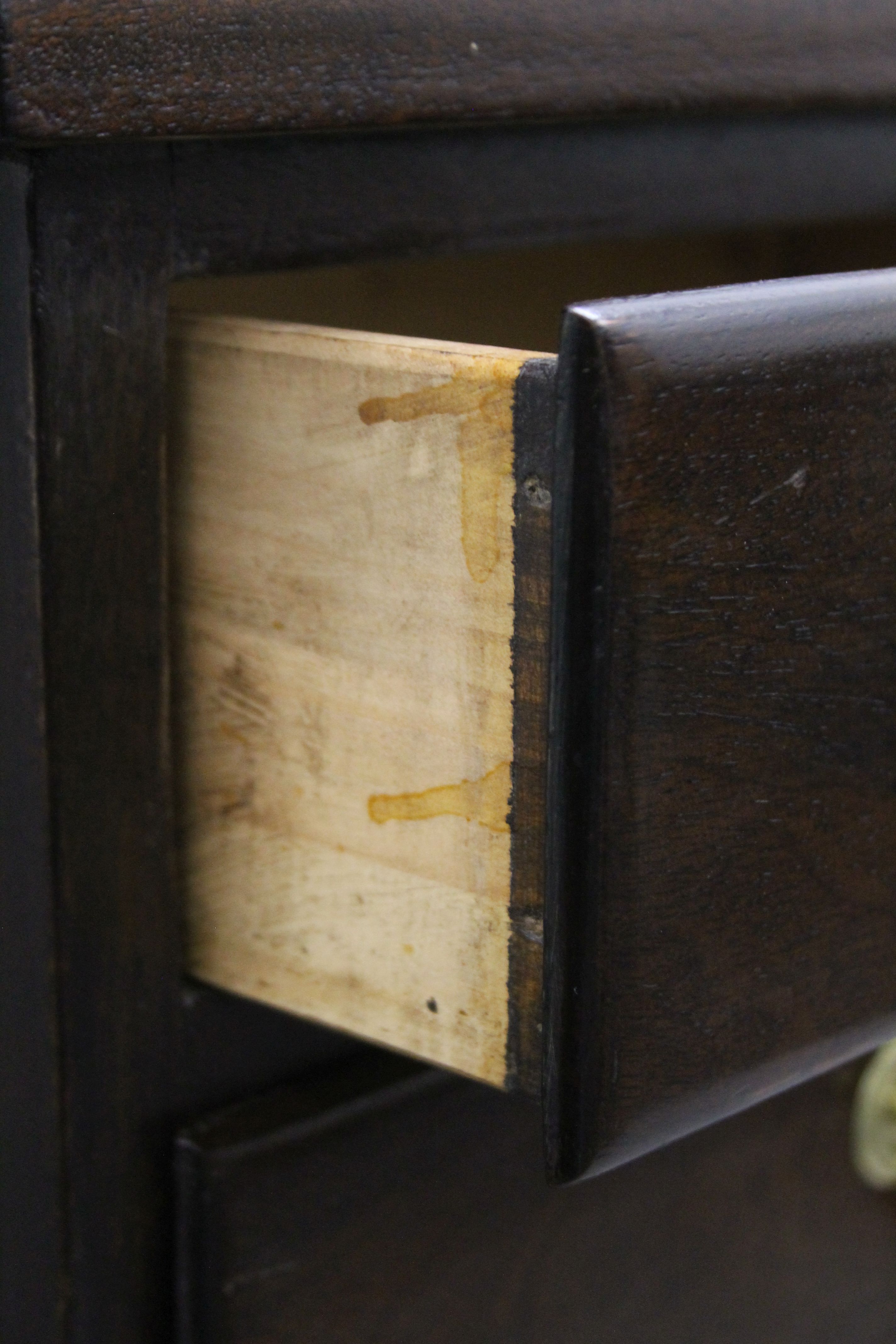 A pair of mahogany flights of drawers. Each 44 cm wide x 117 cm high. - Image 6 of 6