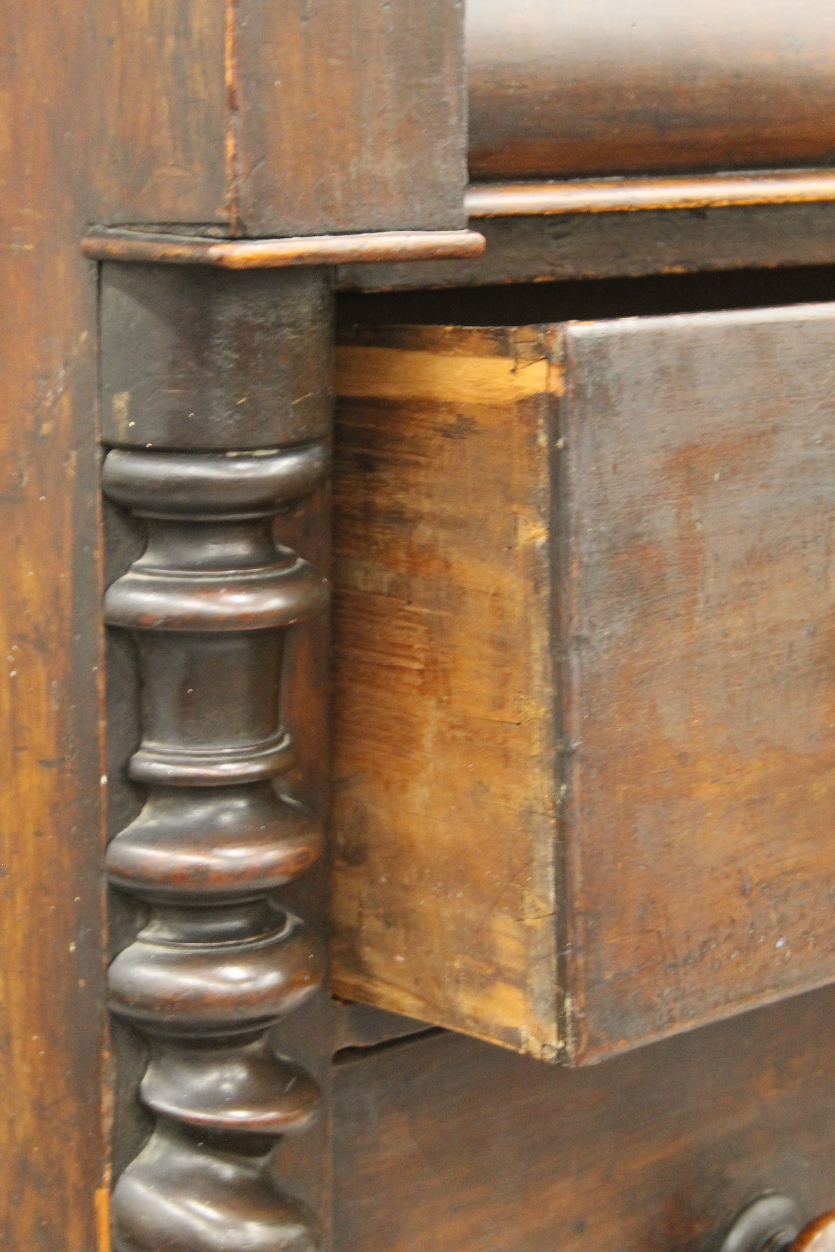 A Victorian mahogany Scotch chest of drawers. 106 cm wide x 126 cm high. - Image 6 of 9