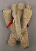 A vintage Steiff elephant. 19 cm high.