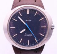 An Omega Dynamic gentlemen's wristwatch. 4 cm wide including crown.