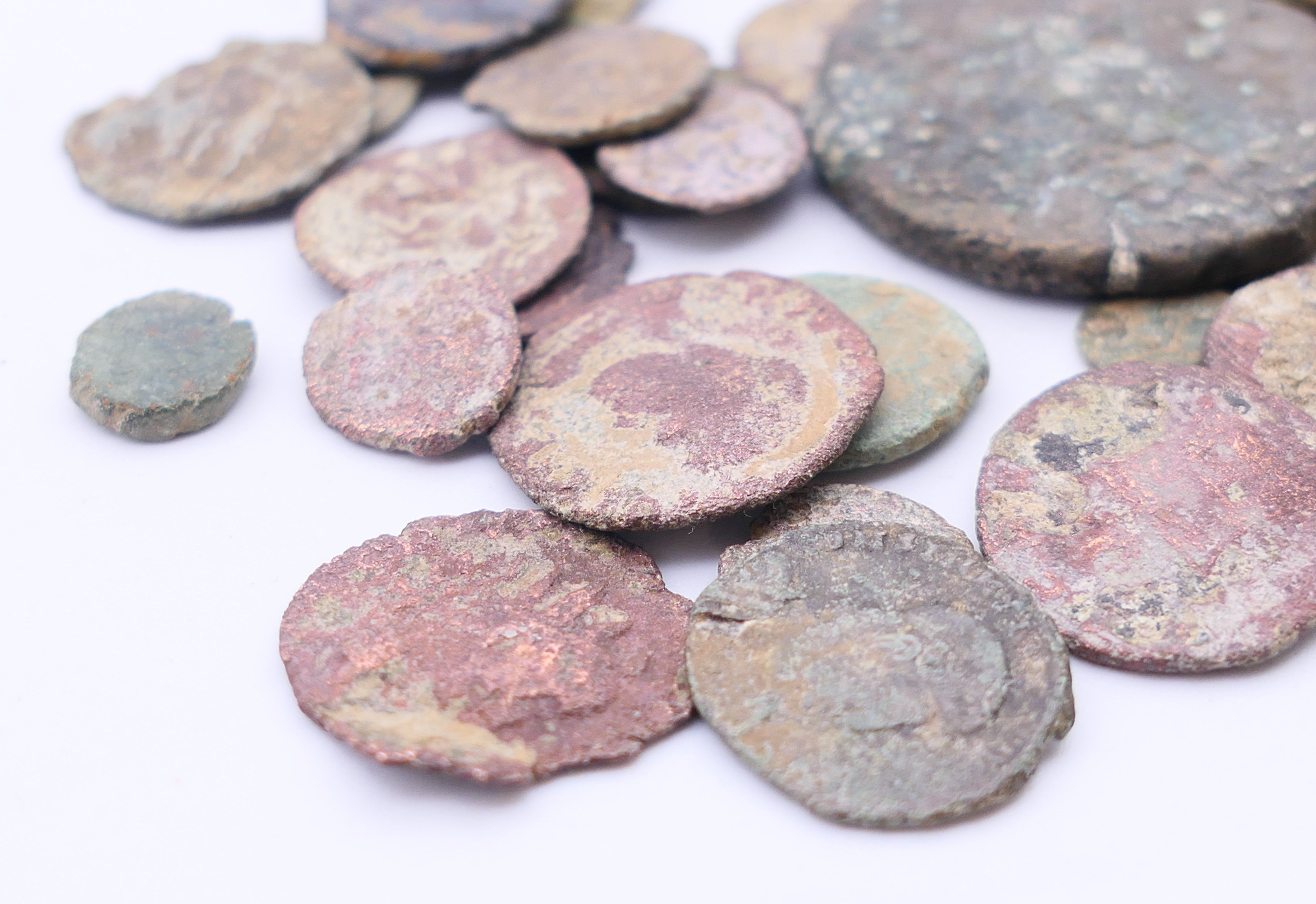 Forty various antiquity Roman coins. - Image 2 of 3
