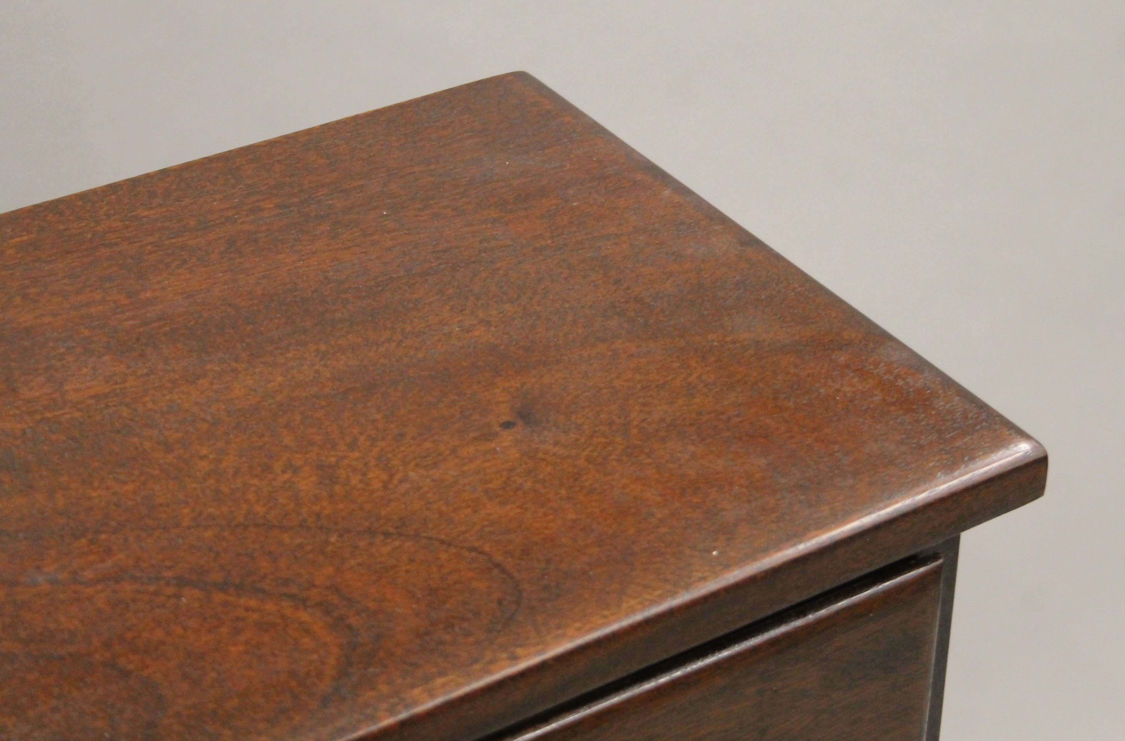 A pair of mahogany flights of drawers. Each 44 cm wide x 117 cm high. - Image 4 of 6