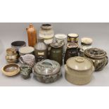 A quantity of studio/art pottery.