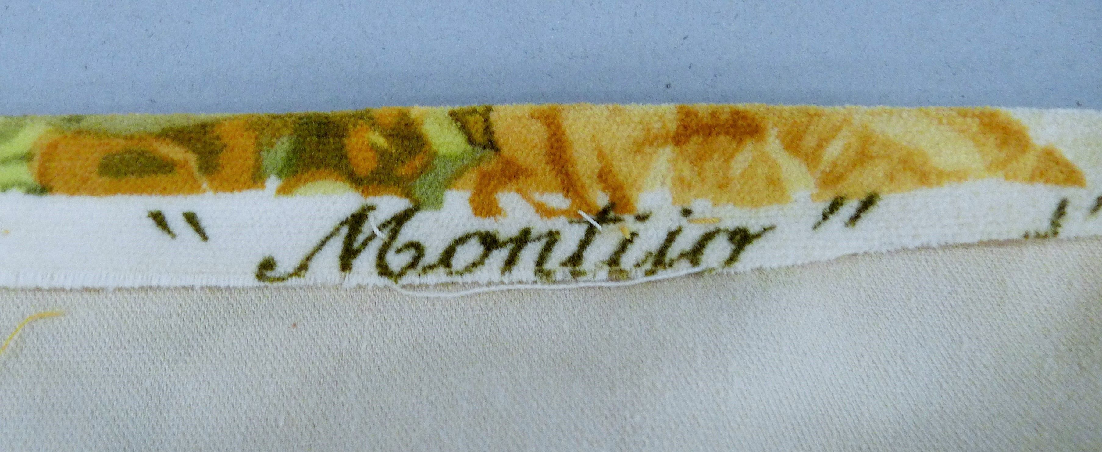 A length of Suzanne Fontan of Paris 'Montijo' pattern velveteen fabric. 220 x 252 cm. - Image 6 of 6