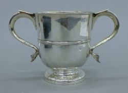 A George I Britannia standard silver two-handled cup,