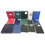 Large collection of c19th/20th International stamps in 32 folders/albums and loose, from